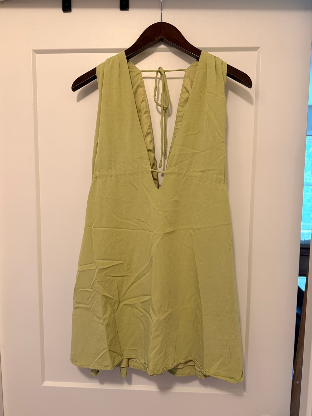 NWOT FortunateOne Spritz Of The Sun Mini Dress Sage